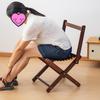 Premium Widened Bamboo Folding Lounge Chair for Home & Outdoor Use - Reinforced & Cool for Summer Relaxation