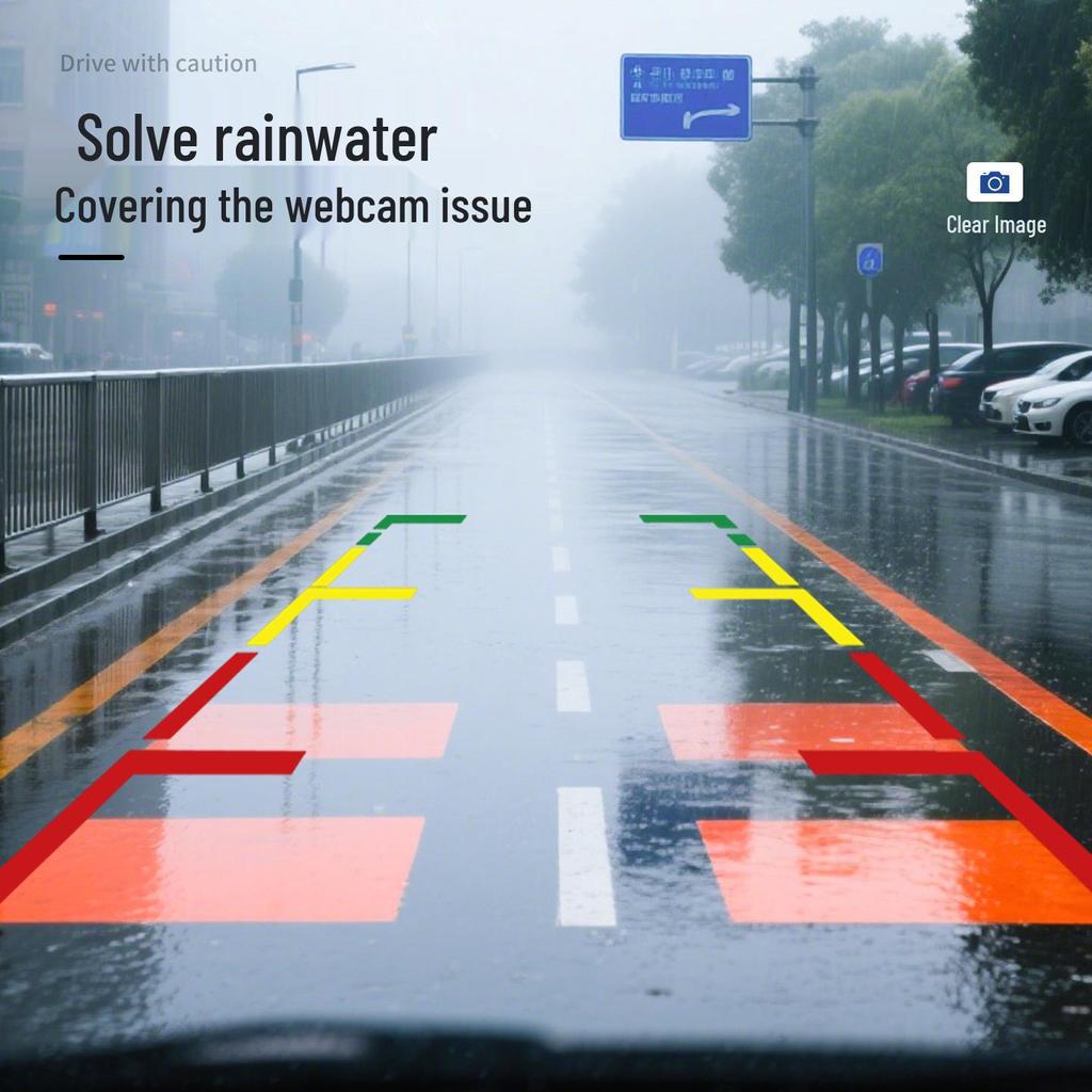 Universal Waterproof 360° Reversing Camera Rain Cover Shield