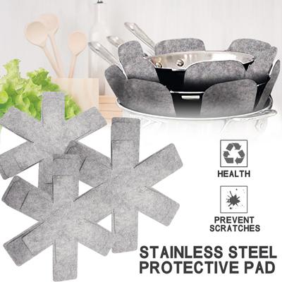 Pot Pan Protectors for Stacking Protecting Your Cook Set of 4 Different Sizes