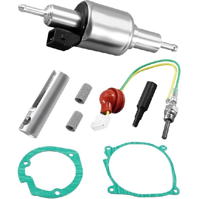 12V Heater Glow Plug Repair Kit And 12V Fuel Metering Pump Heater 22451901 Fit For Eberspacher Espar Airtronic 2KW D2 D4 D4S, Parking Heater