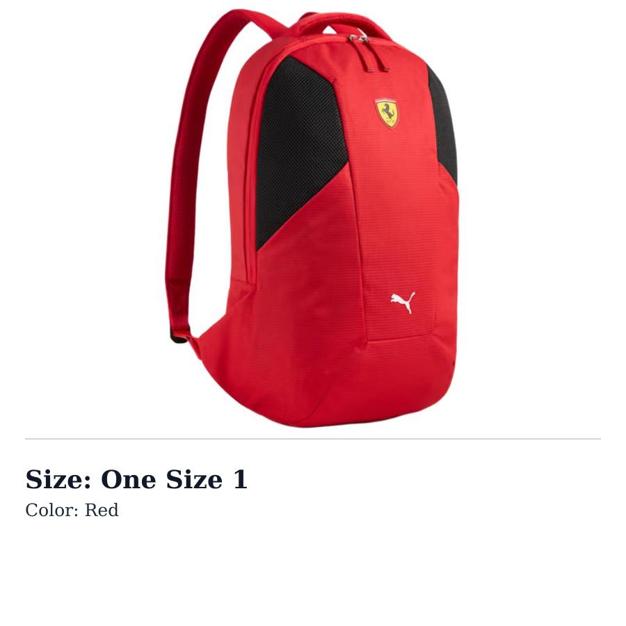 PUMA Polyester Backpack Large Unisex Red