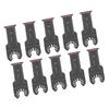 10 Peças Lâminas de Serra Oscilante Metal Madeira Corte de Plástico Ferramenta Universal 1.25in 31mm