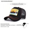 New Station Small Boat  Truck Hat Street Dance Hiphop Hat Outdoor Cycling Sunshade Baseball Hat Mesh Hat Unisex