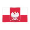 Bandera polaca Bandera de Polonia Toalla facial suave Secado rápido Piscina Baño Toallas de algodón Absorbente