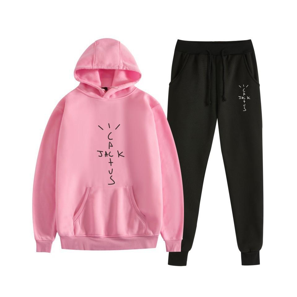 Hot-selling European and American Singer Travis Scott Casual Hooded Sweater Couple Suit