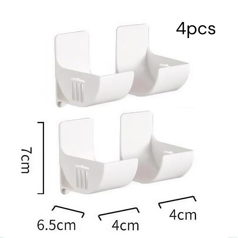 2/4/6Pcs Garbage Bag Storage Box Organizer Trash Bags Shelf Holder Wall Mounted Plastic Bag Film Container Dispenser For Kitchen