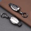 RPO5   PU Car Key Case Cover Shell Fob For Mercedes Benz A B C E Class GLS GLA GLK GLC CLS CLA AMG W204 W205 W212 W463 W176 Keychain