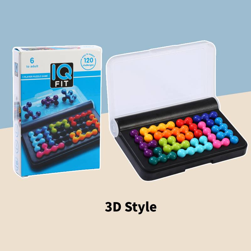 Iq Smart Game Challenges Puzzler Fit Puzzle Logic Board Educational Kids Toy
