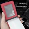 FVNH3 1Pcs Car Driver License Storage Bag Wallet ID Card Protective Sleeve For Mercedes Benz AMG Smart W205 C300 W203 W206 W108 W124