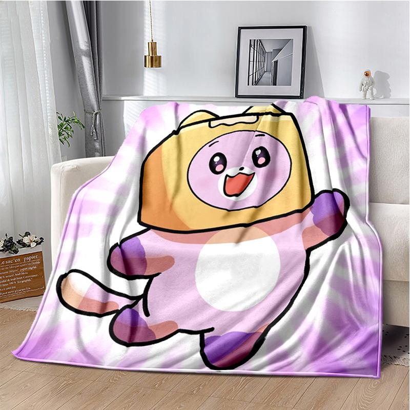 29 Style New Lankybox Boxy Foxy Rocky Cartoon Blanket,Soft Throw Blanket for Home Bedroom Bed Sofa Travel Picnic Cover Kid Gift