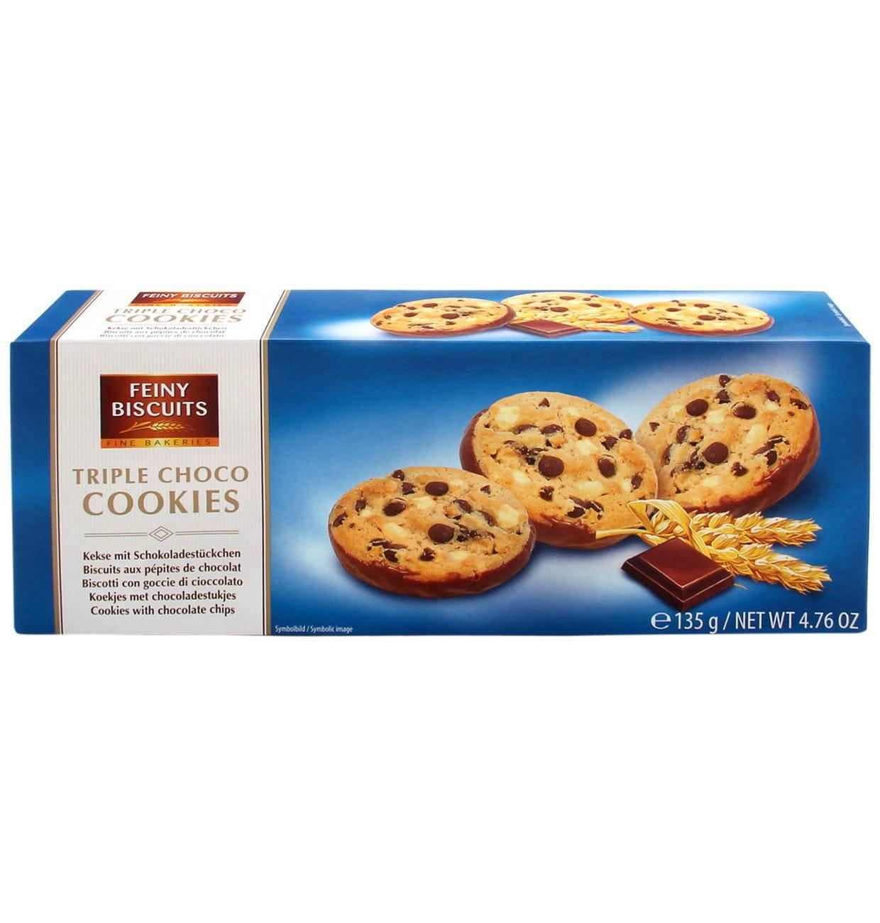 Feiny Kekse Triple Choco Cookies 135 g