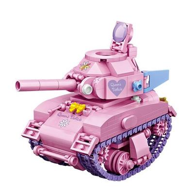 Nanoblock Pink Tank 455 Pieces (PCS) [miniblock]