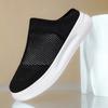 Breathable Mesh Couple Casual Shoes Knitted Lightweight Slippers Slip-on Daily Loafers for Walking Traveling Size 36-45