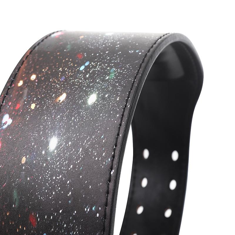 Black Starry Sky Vzpírání Fitness pás+síla Vzpírací pás+hluboký dřep Hard Pull Ochrana pasu Fitness vybavení