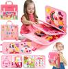 Toddler Busy Board Montessori Toys Learning Educational Activities Travel Toy Dinosaur Dress Up  Sensory Life Skill Backpack