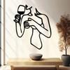 Metal Wall Art Holiday Gift Wrought Iron Home Decoration for Garden