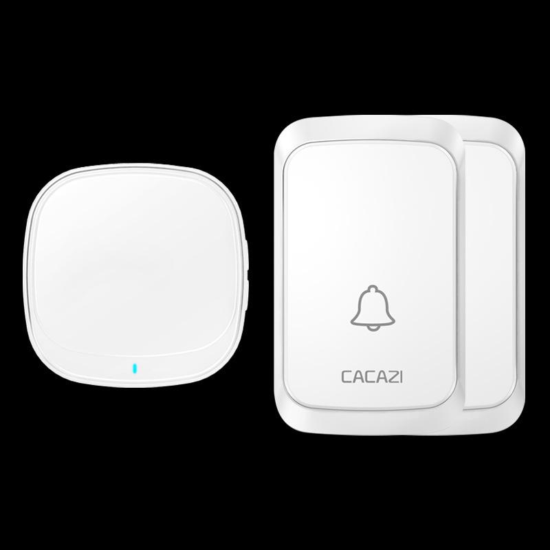 Smart Wireless Indoor Doorbell with USB - Two-in-One Ding Dong Remote белый