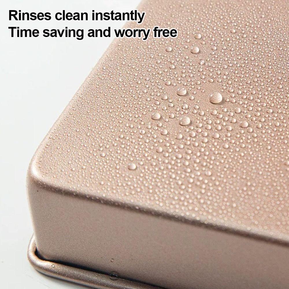 Nonstick Oven Baking Pan 22.2cm/28.5cm Bakeware Pans Gold Bake Mold