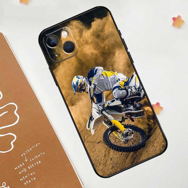 Moto Cross Motorrad Sport Hülle Für iPhone 17 Pro Max 17 Air 15 14 13 12 11 16 Pro Max mini 16e 15 16 Plus Funda Cover