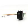 1PC Orange Led Button Switch with Wiring Connector for Nissan Navara NP300 X-Trail Pathfinder 12V Switches4