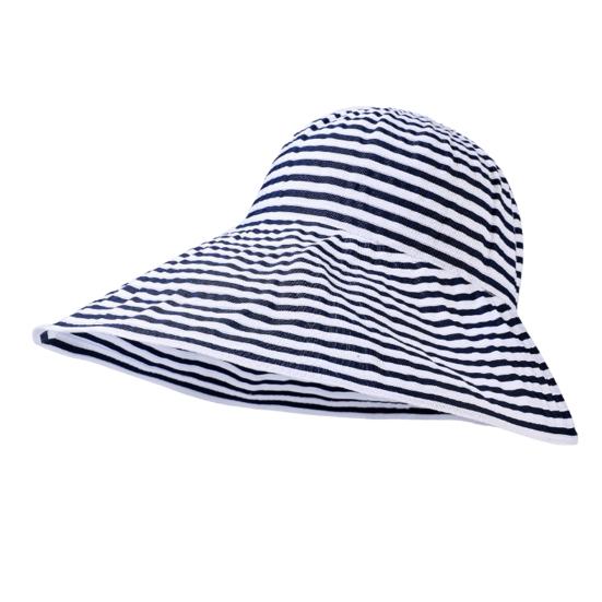 Women Brim Foldable Sun Hat UV Wide Packable Bucket Hat for