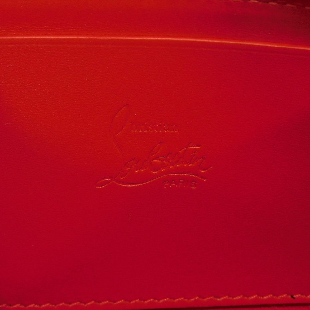 Used 9605 Panettone Coin Purse 3175223 7943 Logo Metal Zip Around Wallet with Spike Studs Pink Women's from Japan