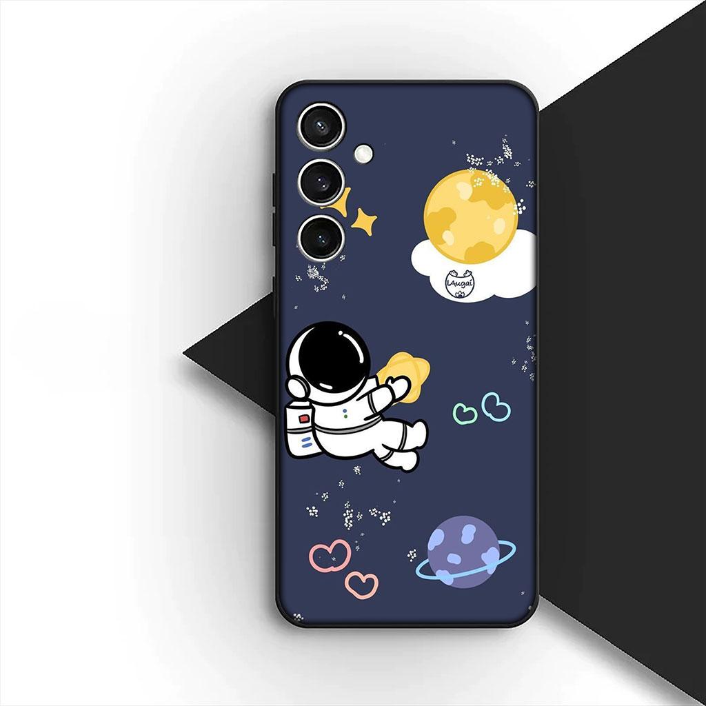 Phone Cover for Motorola Moto Edge 70 60 Fusion NEO Pro G Stylus G56 G96 G04 G05 20 Case Moon Astronaut Universe Galaxy Stars