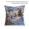Christmas Santa Cushion Cover Decorative Pillow Cover Throw Pillow Case Home Decor Christmas Decor For Home Sofa Pillowcase