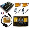 Kit HID Xénon Marque FRANCAISE Vega® H1 5000K 55W Slim DSP AC Ampoules À Embase Métallique