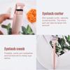 2 Pieces Eyelash Curlers Brush Tint Kit Tool Eye-lash Foldable Heated Lashs Steal Curler in Suction Card Packing for Adults