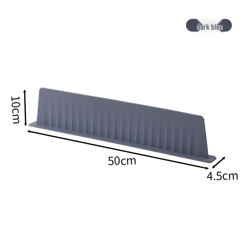 Korean Silicone Sink Splash Guard - Anti-Splash Strip with Suction Cup for Kitchen Countertops