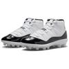 Scarpe da Ginnastica da Uomo Air Jordan 11 Mid TD Cleat Gratitude Bianco Nero Oro Metallizzato FV5374-107