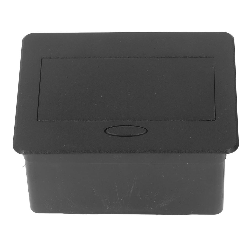Embedded Desktop Socket with 3 Holes  Outlet Dual USB Ports Power Strip Receptacle AC110V 16A
