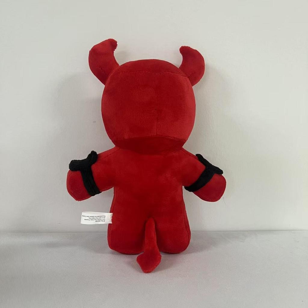 Forsaken Chance Plush Red Blcok Hambergur Robot Figure Plushies Anime Game Coolkidd Cartoon Doll Toys Gifts