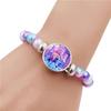 Anime Demon Slayer Adjustable Beaded Bracelet for Girls Cute Cartoon Jewelry Gift for Christmas Birthday