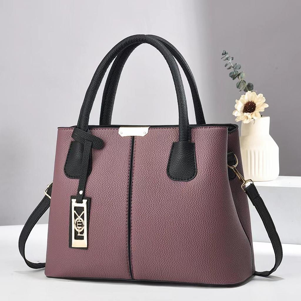 (Wire hook) bag new fashion handbag middle-aged mother bag large capacity shoulder bag