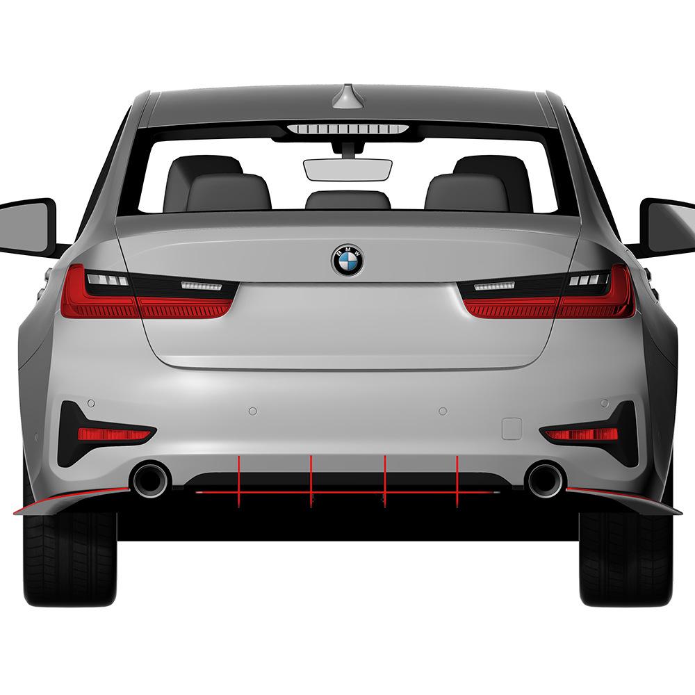 Geeignet für 2019-2024 BMW 3er G20 Standard Heckdiffusor Modifikationszubehör