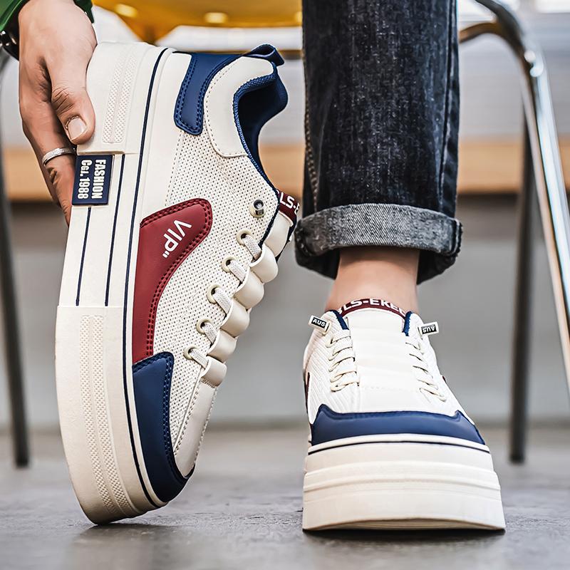 Herrenmode Casual Low Top Skateboardschuhe Jungen Bequeme Sneakers Männliche Studenten Trendy Weiche Sohle Klassisch Atmungsaktiv Fitnessstudio Rutschfest