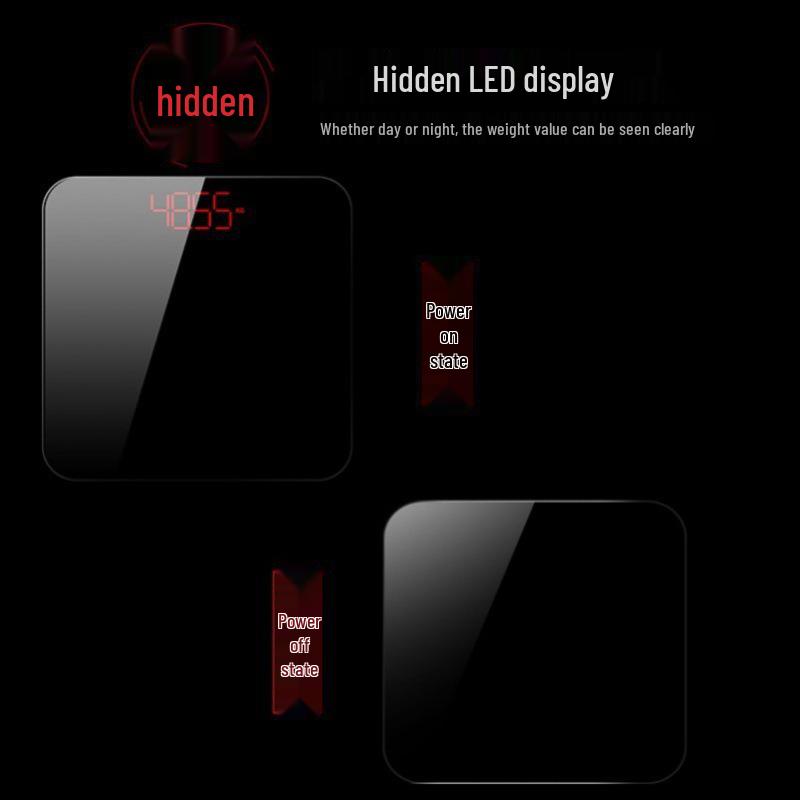 Digital Body Scale with 300 kg Capacity and Gram Conversion