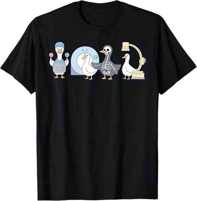 Radiologic Technologist Rad Tech Goose Minimalist Medical T-Shirt L