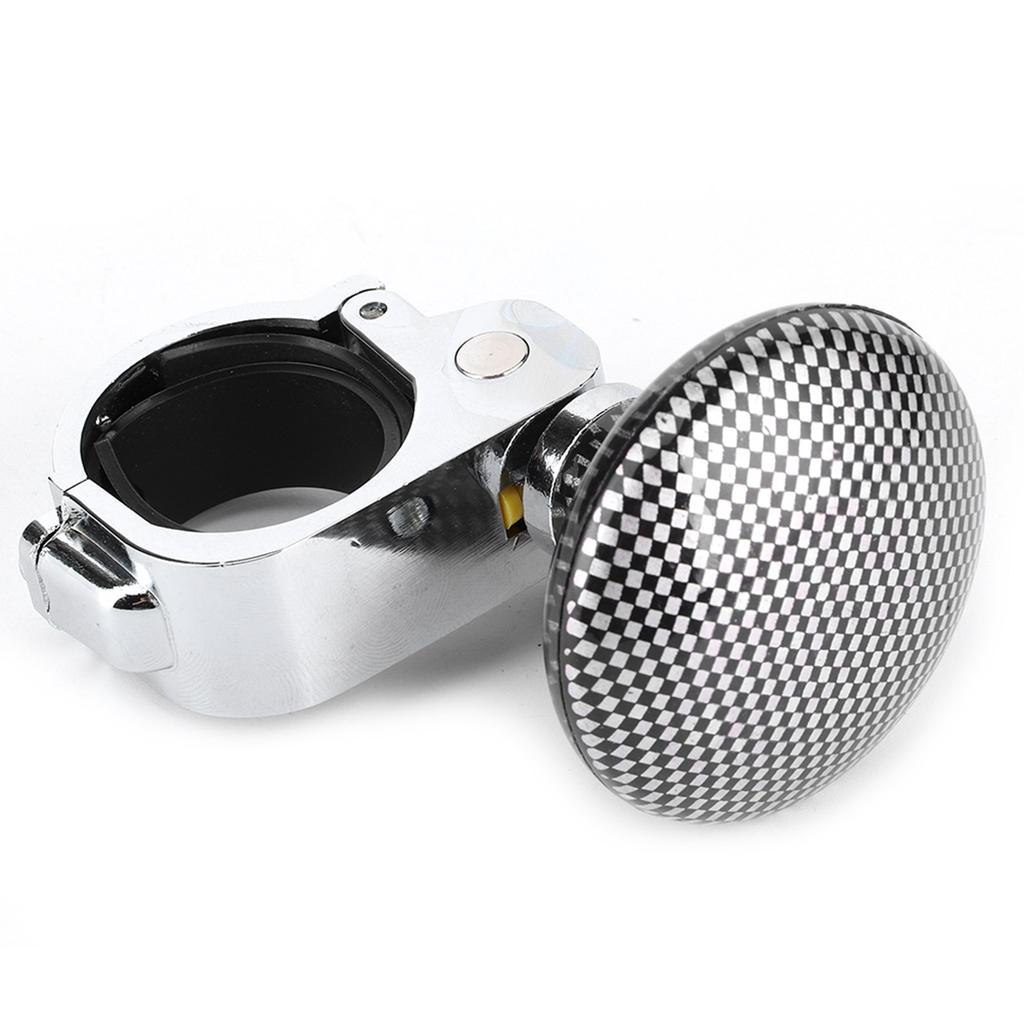 Universal Car Steering Wheel Spinner Knob Power Ball Auxiliary Booster Handle Control (Carbon Fiber Pattern)
