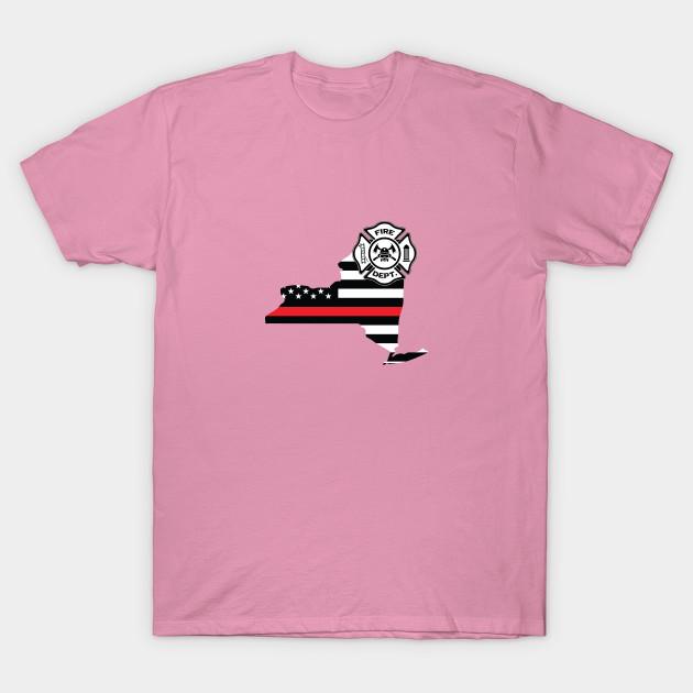 T Shirt Women York Firefighter Thin Red Line Harajuku Print Kawaii Tshirt Summer Short Sleeve Female T-Shirt Top Tee