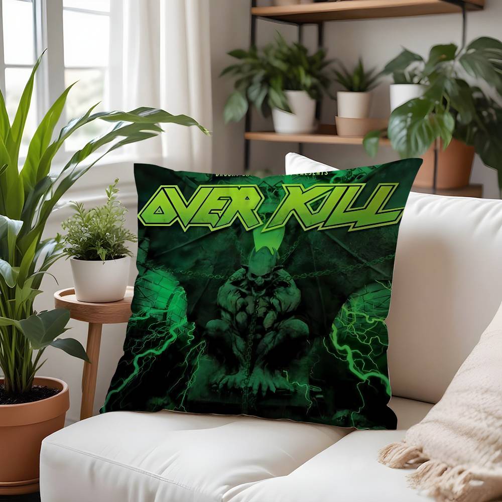 O-overkills Наволочка Rock Band Плюшевая Мягкая Наволочка Двусторонняя Печать Чехол для Подушки Бытовые Подарки 12x12Inch