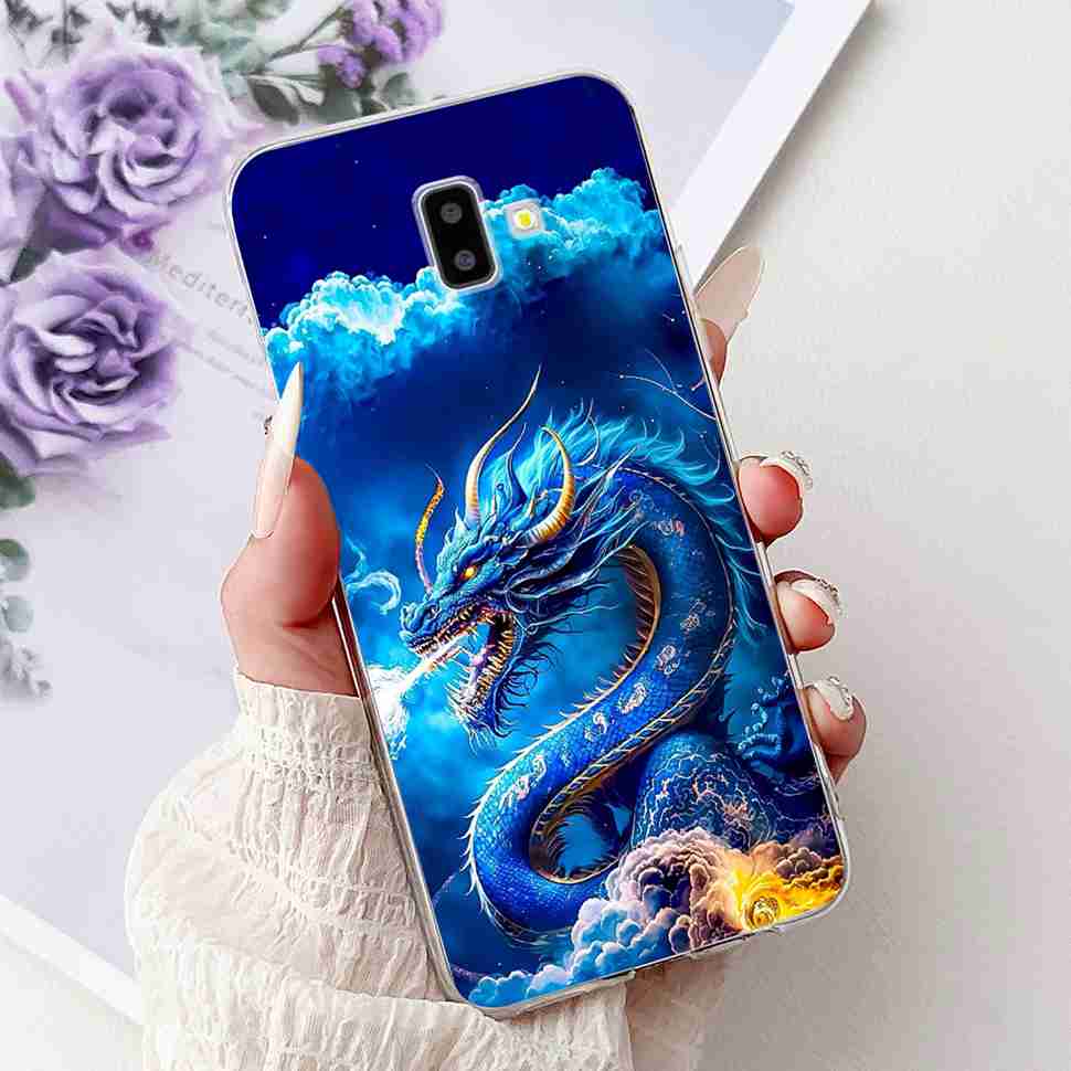For Samsung Galaxy J6 Plus Case J610F J610G Popular Painted Phone Cover Soft Silicone Cases For Samsung J6 Plus GalaxyJ6+ Coque