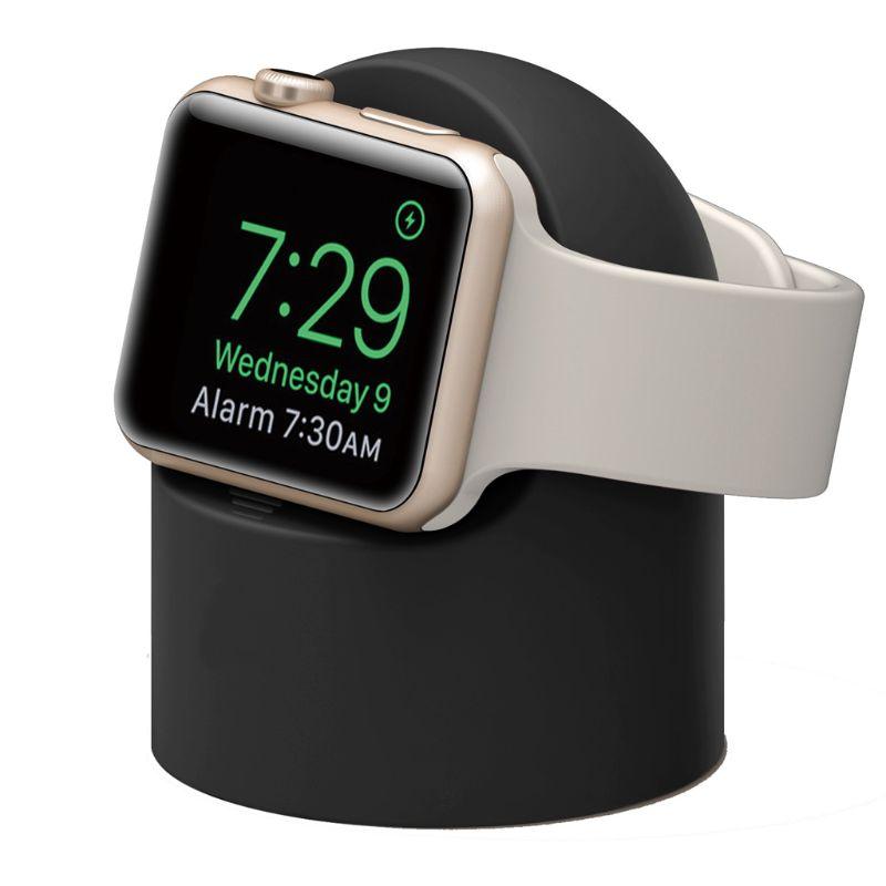 Charger Stand For Apple Watch Series Ultra 3/11/10/9/8/SE/7/6/SE/3 49mm/46/45/44/42/41/40/38mm Durable Silicone Nightstand Mode