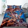 Sea Turtle Duevt Cover Set King Size Ocean Turtle Themed Comforter Cover For Teens Boys And Girls Soft Polyester Quilt Cover