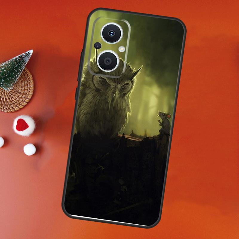 Animal Owl Case For OPPO Reno 10 8 7 4 5 6 Lite 2Z 4Z 5Z OPPO Find X5 X6 Pro X2 X3 Lite Neo Back Cover