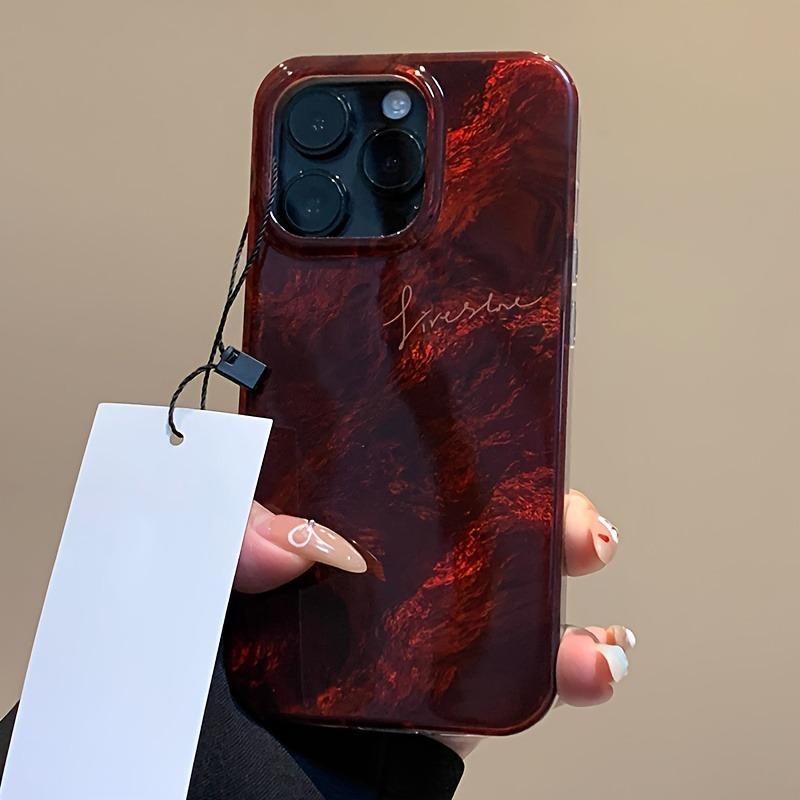 Advanced Retro Red Blending Phone Case For iPhone 11 12 13 14 15 16 17 Pro Max XS X XR 7 8 Plus 16E 17 Air Shockproof Back Cover
