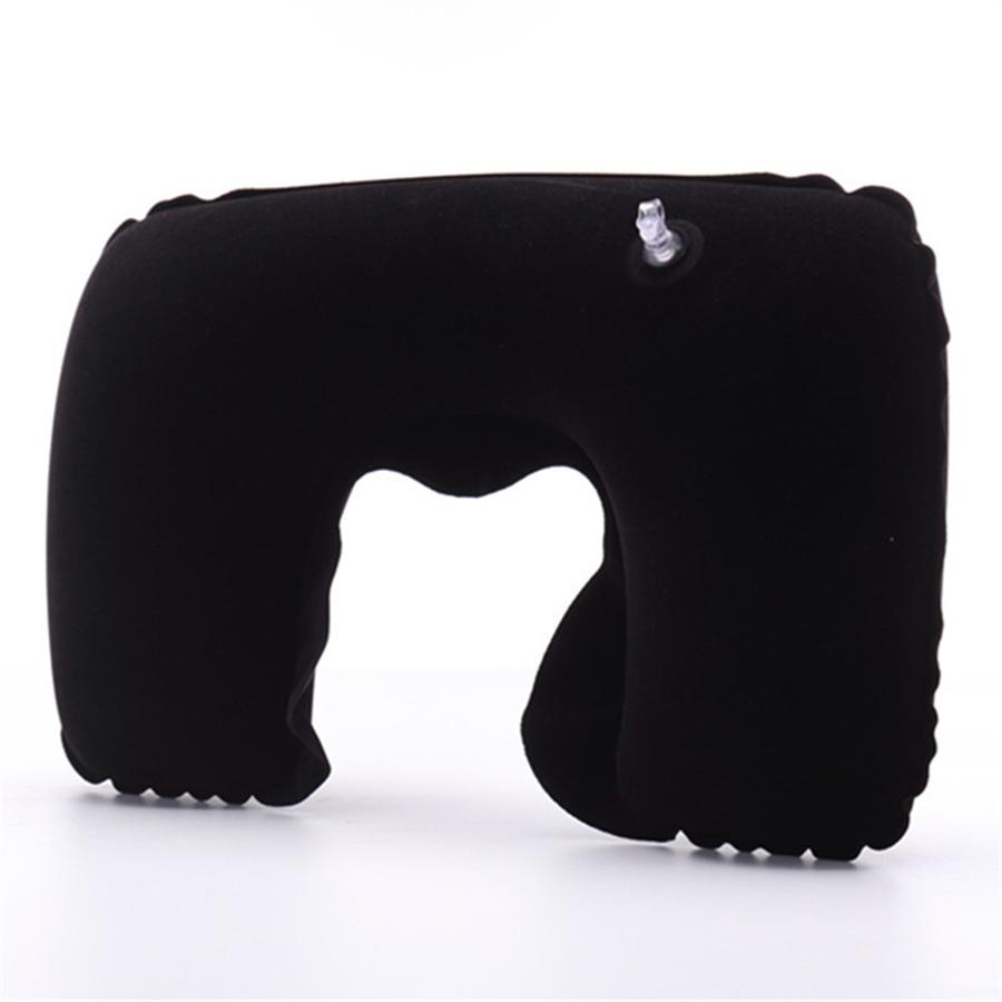 Functional Inflatable Pillow Inflatable Outdoors U Shaped Travel Pillow Car Head Neck Rest Air Cushion for Travel Neck Pillow