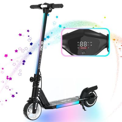RCB Elektrikli Scooter Çocuk 220W – 6,5" Lastikler – 15 km/saat – Katlanabilir – Menzil 6-10 km – Siyah